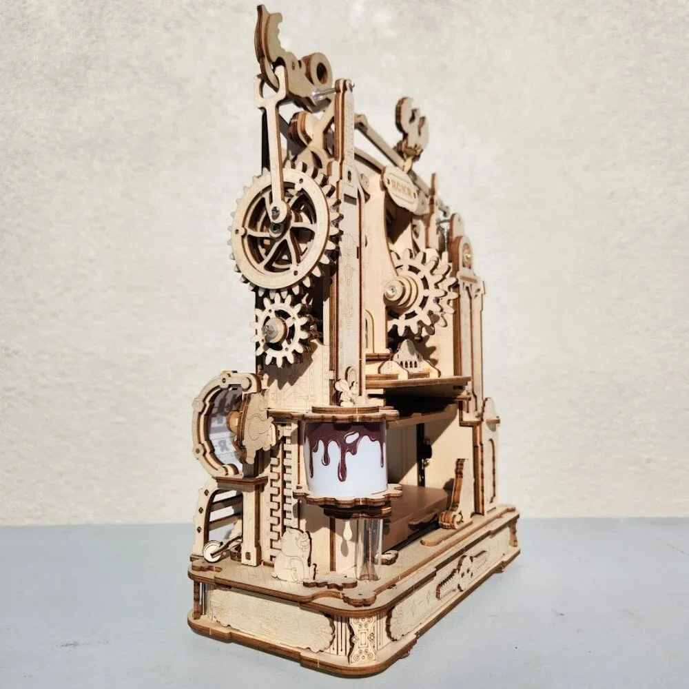 Handmade printing press